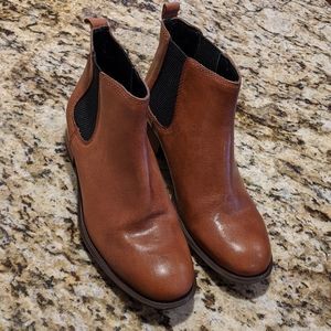 Nine West Brown Ankle Boots
